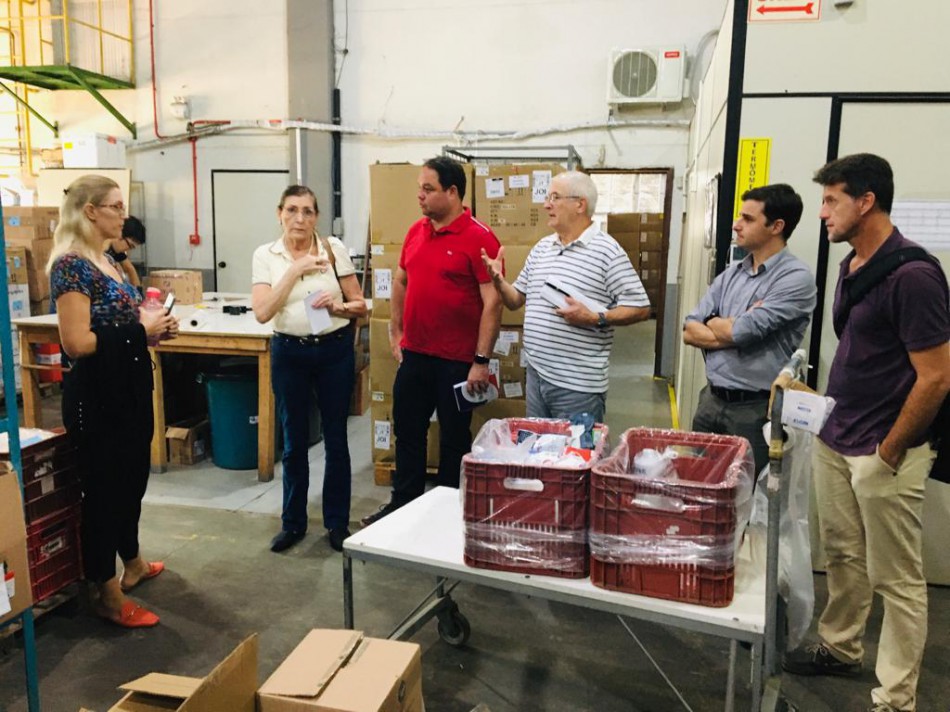 Controladoria e Osblu visitam Centro Integrado de Armazenagem e Distribuição