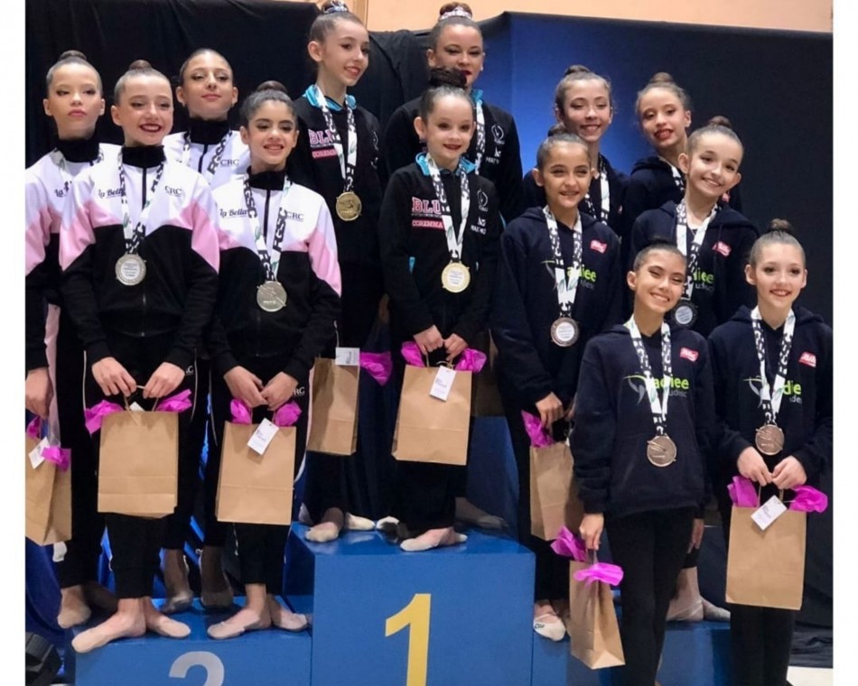 AGIBLU é campeã do Campeonato Estadual de Ginástica Rítmica da Categoria Infantil