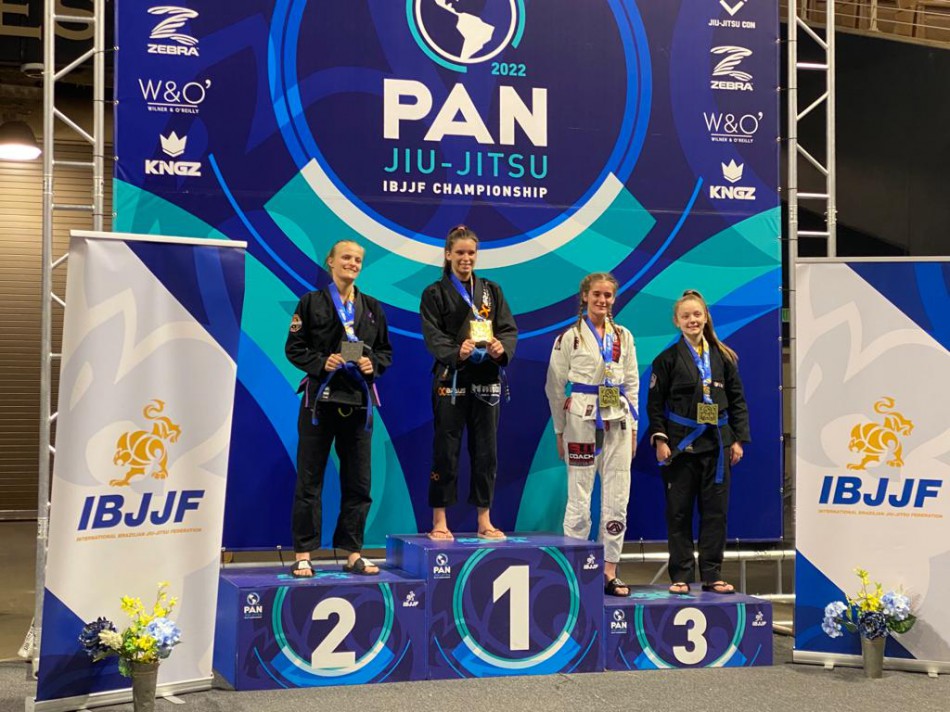 Atleta de Blumenau é campeã em Pan-Americano de Jiu-Jitsu nos Estados Unidos