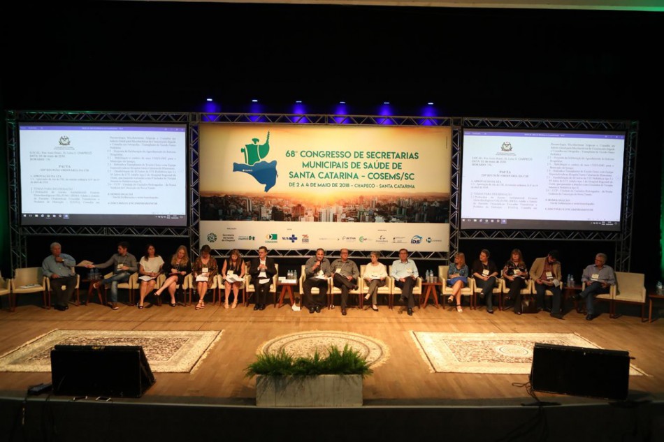 Blumenau sedia VII Congresso de Secretarias Municipais de Saúde de Santa Catarina