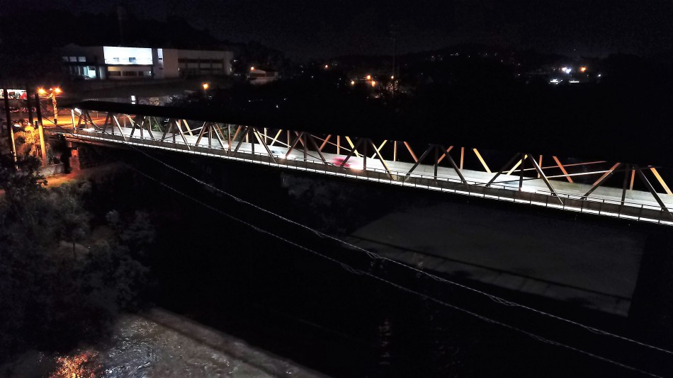 Prefeitura conclui obra de modernização da iluminação na Ponte do Salto