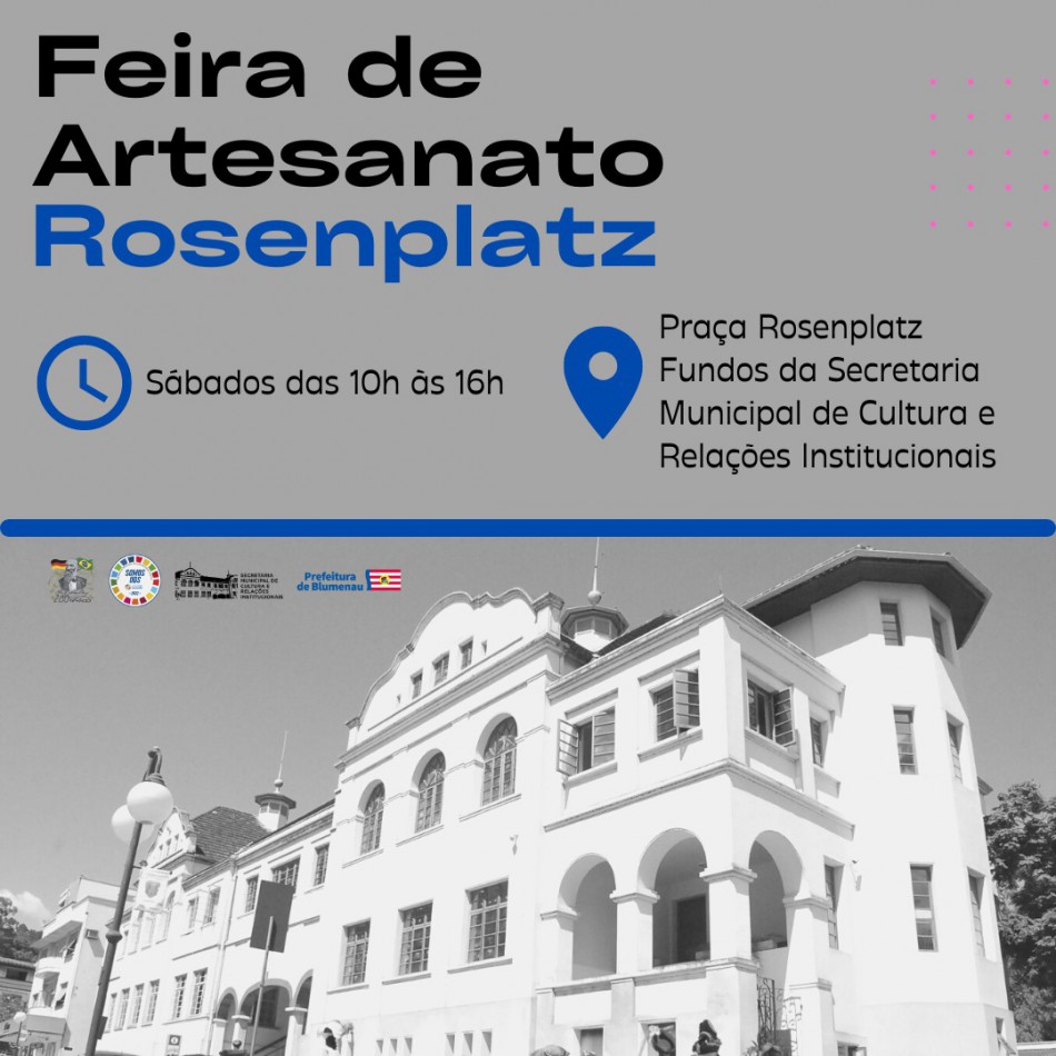 Feira de artesanato Rosenplatz estreia neste sábado