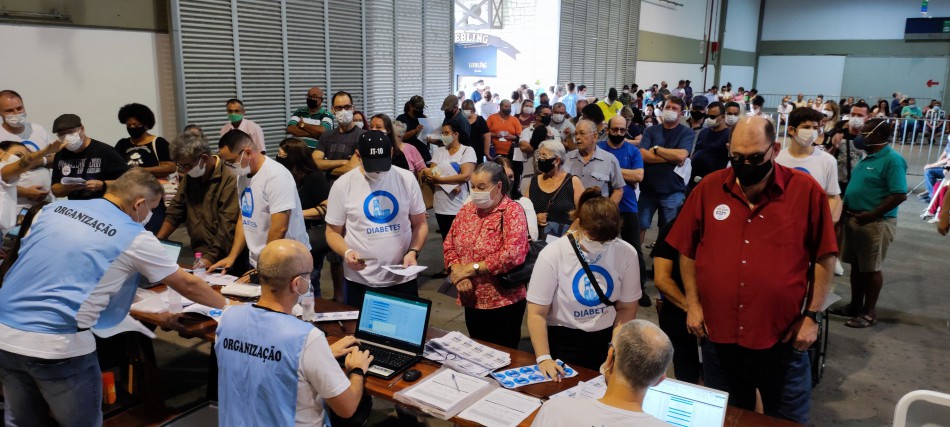 Mutirão do Diabetes reuniu mais de 600 pessoas no Parque Vila Germânica