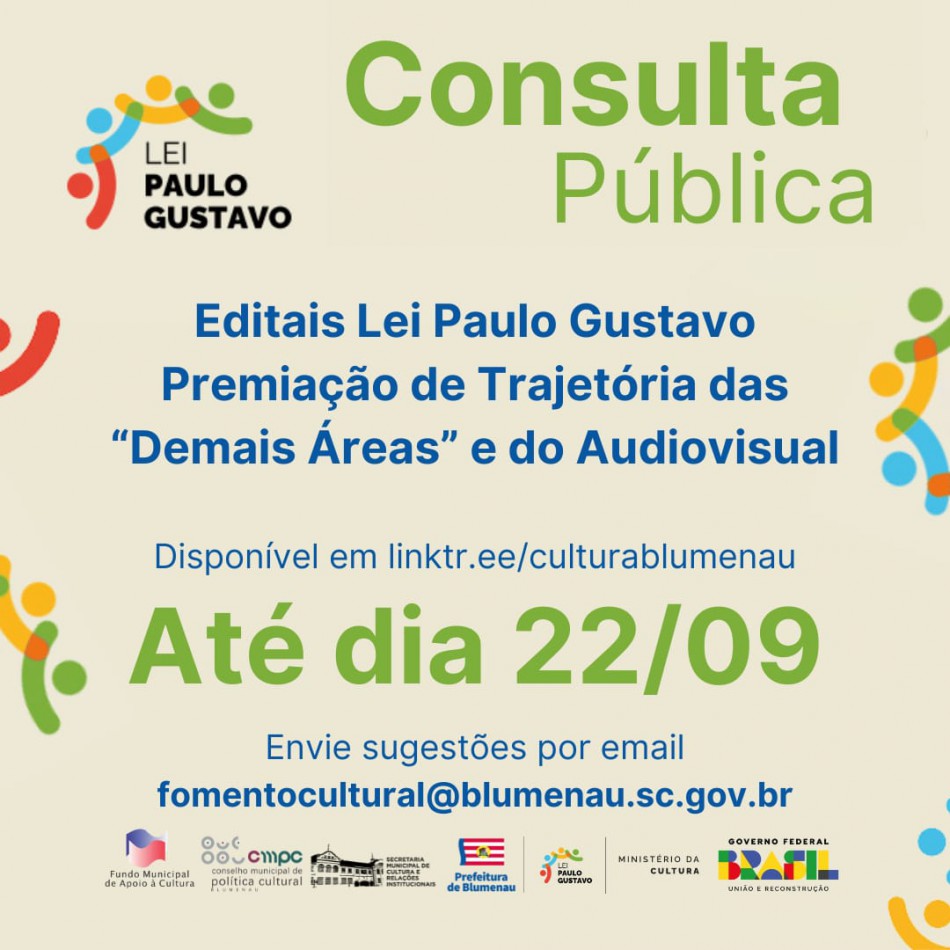 Editais de Trajetórias da Lei Paulo Gustavo distribuem R$ 109,7 mil