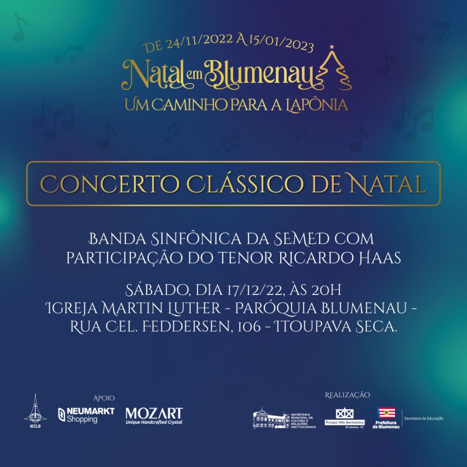 Banda Sinfônica da Semed interpreta clássicos de Natal