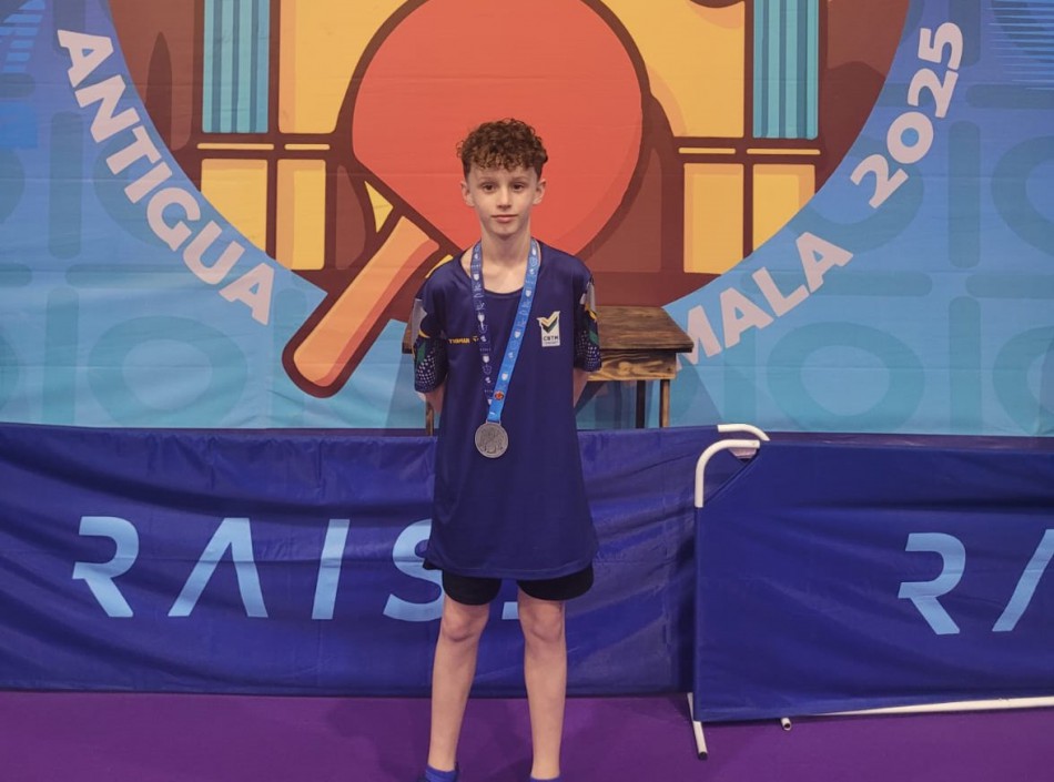 Mesatenista de Blumenau fatura medalha de prata para o Brasil no Campeonato Pan-Americano