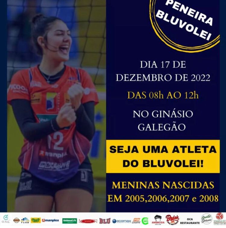 Escolinha do Bluvolei faz seletiva neste sábado em Blumenau