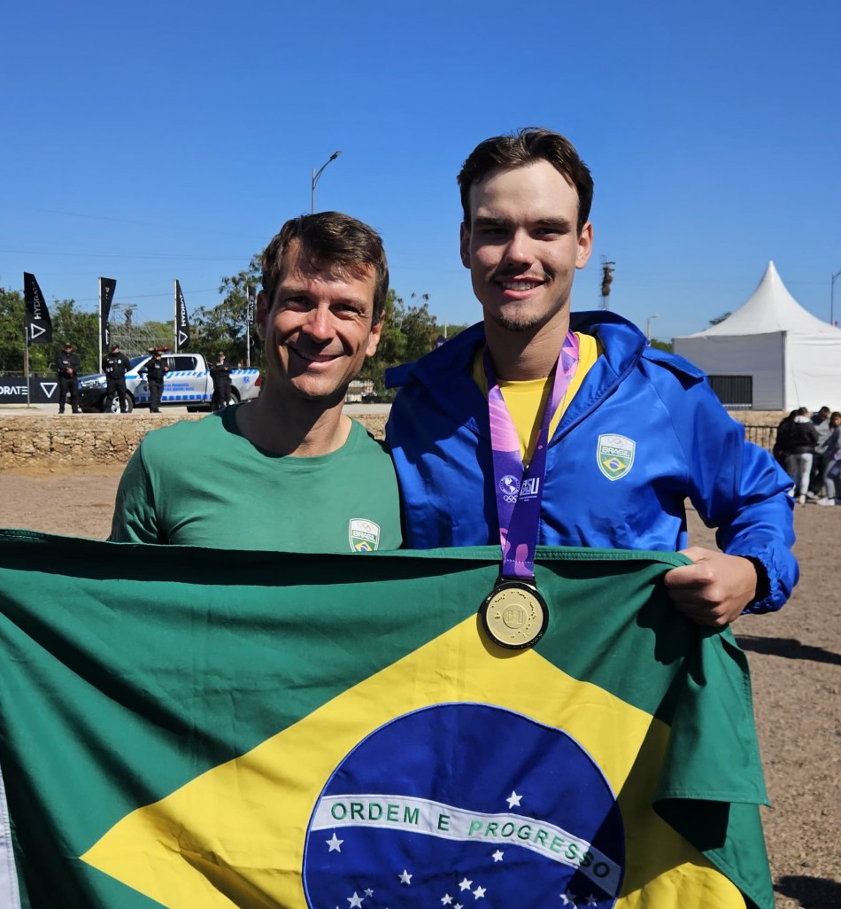 Atleta de Blumenau conquista primeiro ouro do Brasil nos Jogos Pan-Americanos Júnior
