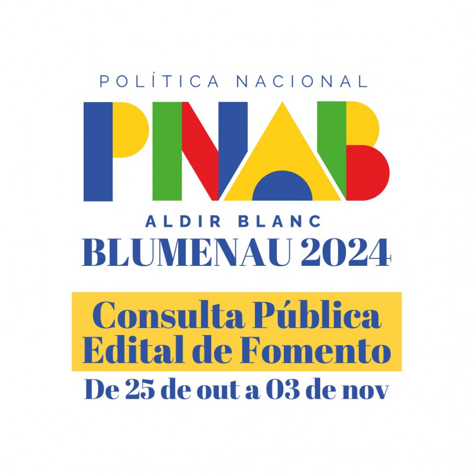 Blumenau lança consulta pública para edital de fomento PNAB
