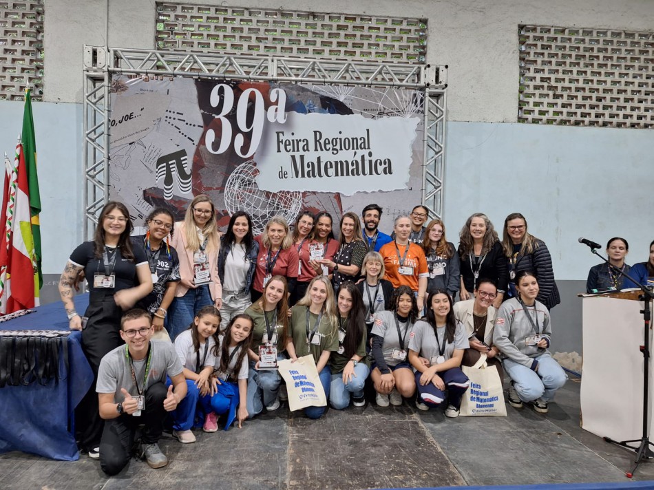 Quatro trabalhos de Blumenau se classificam para 40ª Feira Catarinense de Matemática