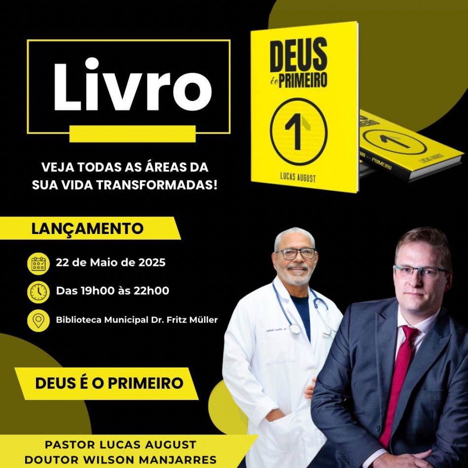 Escritores de Blumenau lançam livro nesta quinta-feira, dia 22, na biblioteca municipal