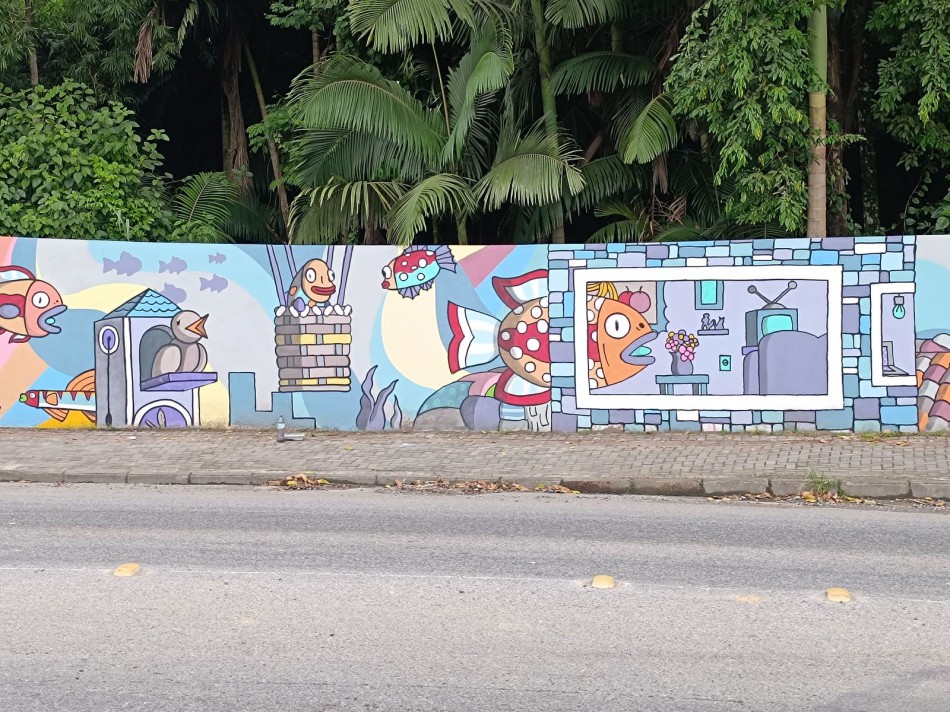 Blumenau ganha novo painel artístico na Rota Urbana