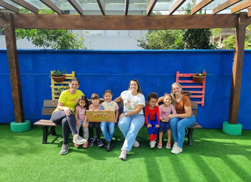 CEI de Blumenau participa de intercâmbio cultural com instituição de ensino do litoral paulista