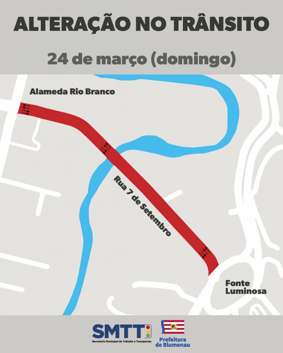 Trânsito na área central da cidade será alterado para a Maratona Internacional neste fim de semana