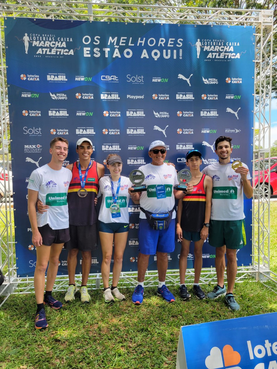 Marcha Atlética de Blumenau brilha na Copa Brasil de Atletismo