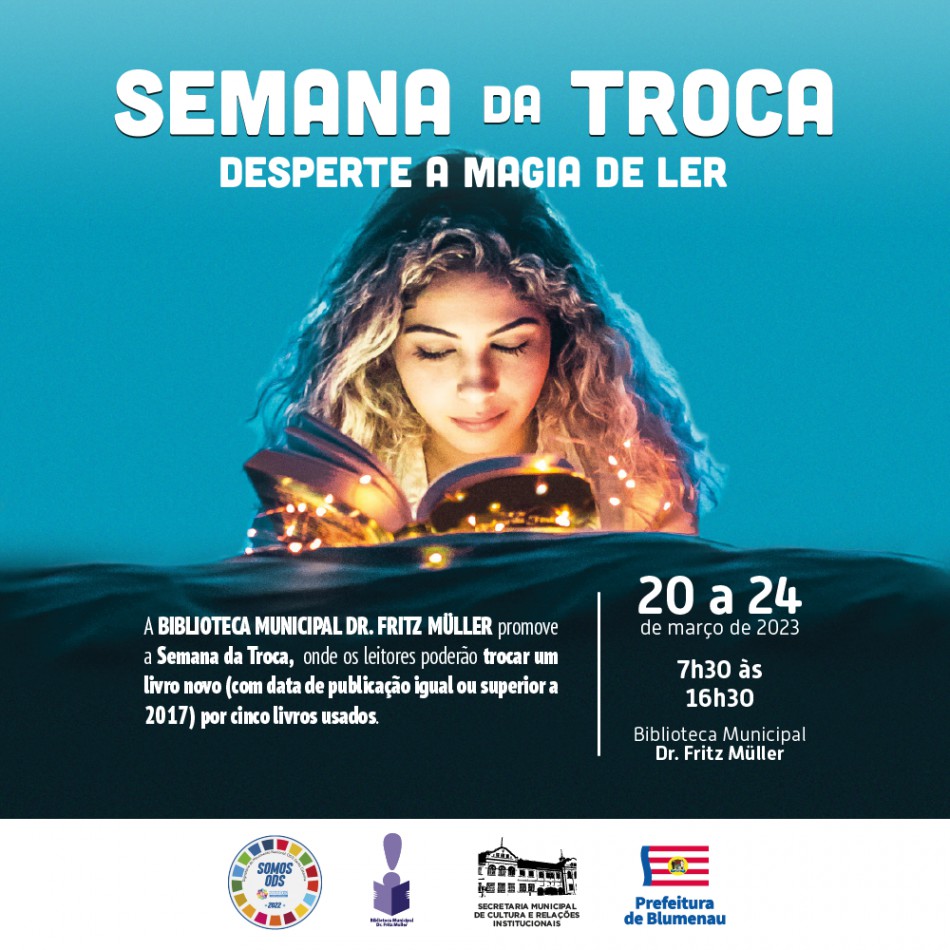 Biblioteca Dr. Fritz Müller prorroga semana para troca de livros
