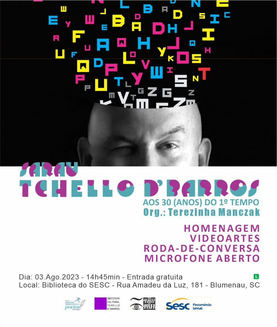 Tchello d' Barros comemora 30 anos de arte e cultura
