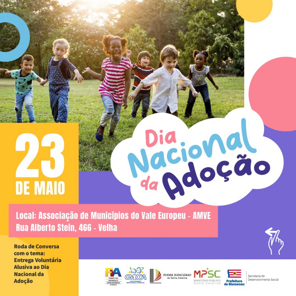 Entrega voluntária é tema de roda de conversa alusiva ao Dia Nacional da Adoção