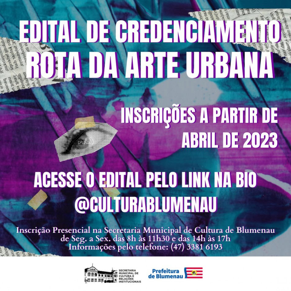 Edital da Rota Urbana prevê novas artes em muros