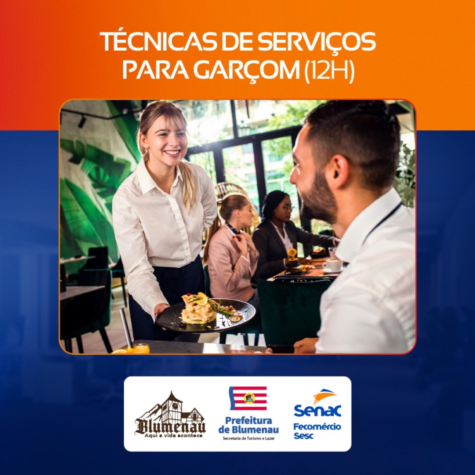 Curso de aperfeiçoamento profissional oferecido pela Secretaria de Turismo e Lazer segue com vagas abertas
