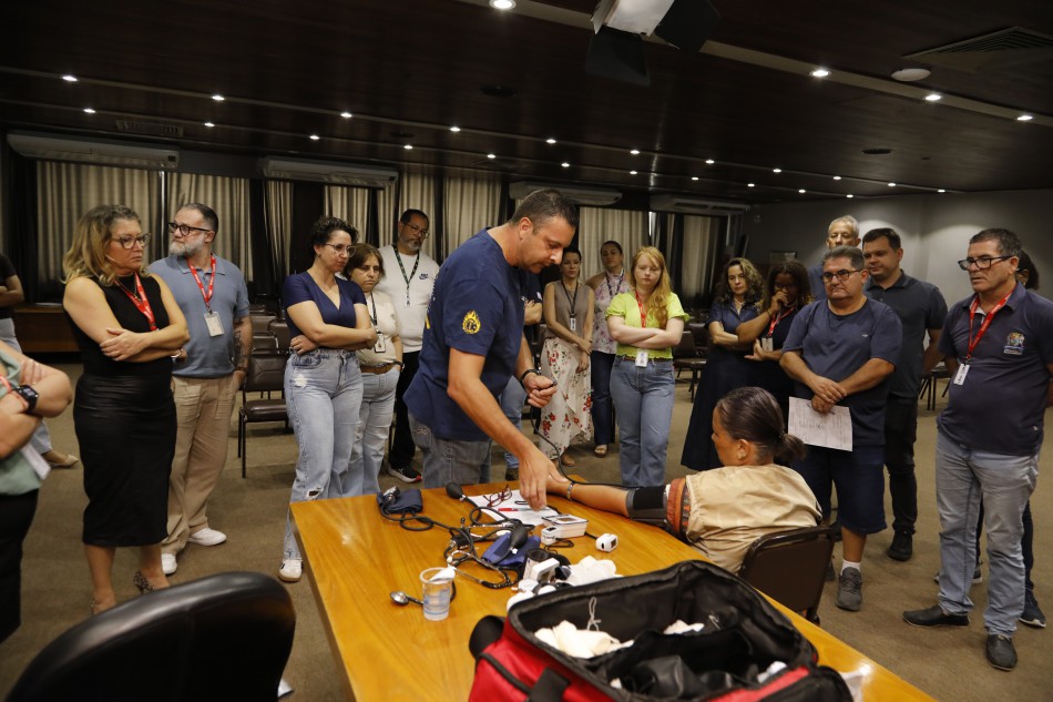 Brigadistas da Prefeitura de Blumenau recebem formação em primeiros socorros