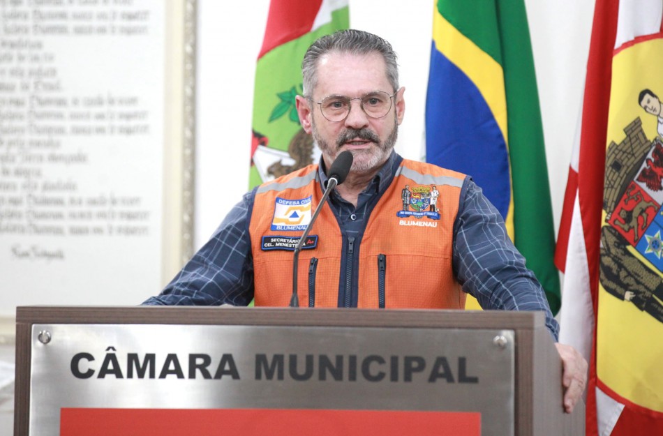 Defesa Civil apresenta ações e gestão da secretaria a vereadores de Blumenau