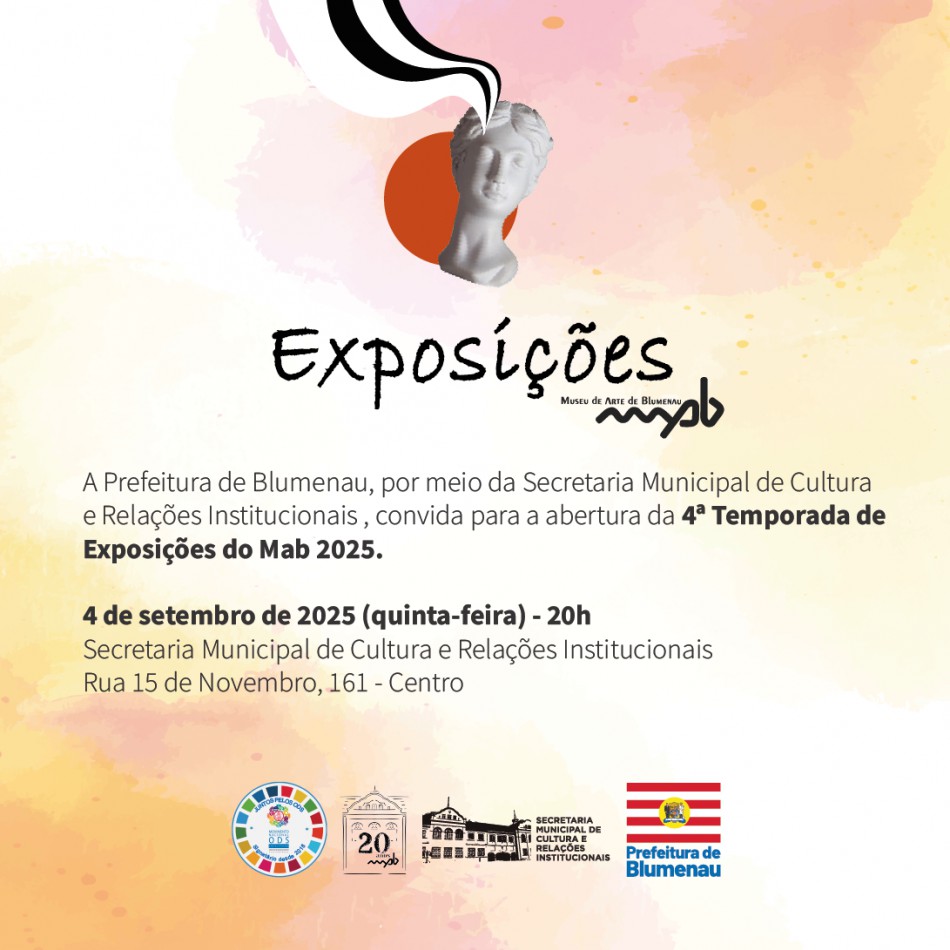 Museu de Arte de Blumenau abre 4ª Temporada de Exposições com artistas do Brasil e da Itália