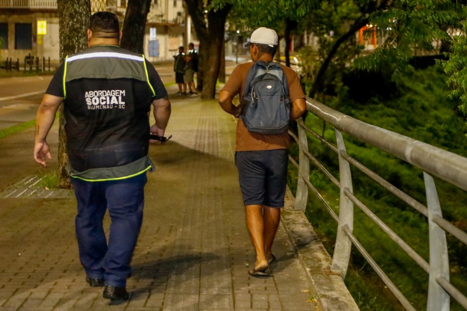 Prefeitura reforça ações de atendimento à população em situação de rua em Blumenau