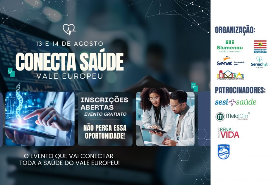 Blumenau sedia evento inédito para debater inovações e tecnologia na área da saúde