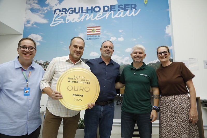 Praça do Empreendedor de Blumenau ganha Selo Ouro por qualidade de atendimento