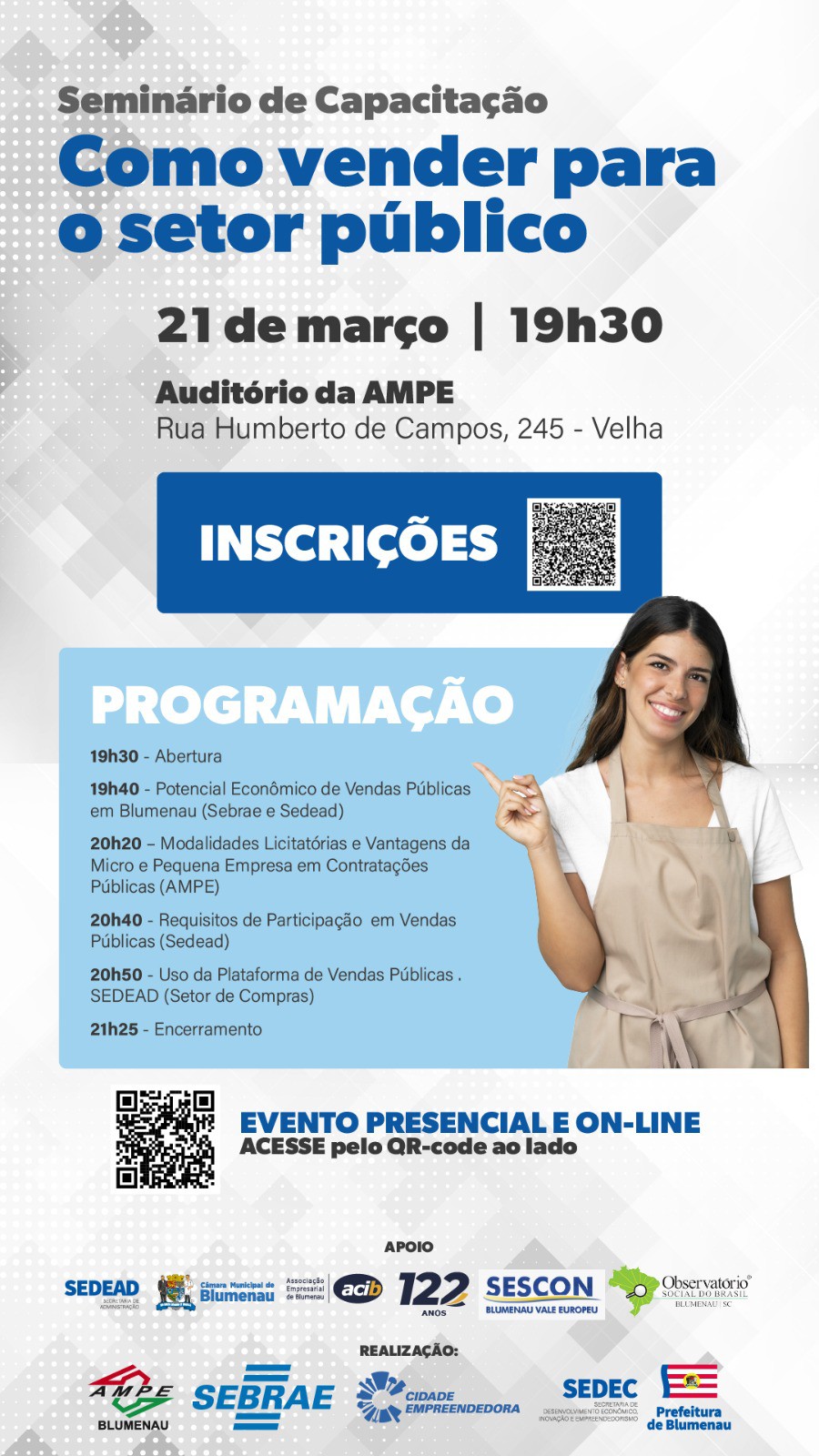 Seminário orienta empreendedores sobre participação em licitações públicas