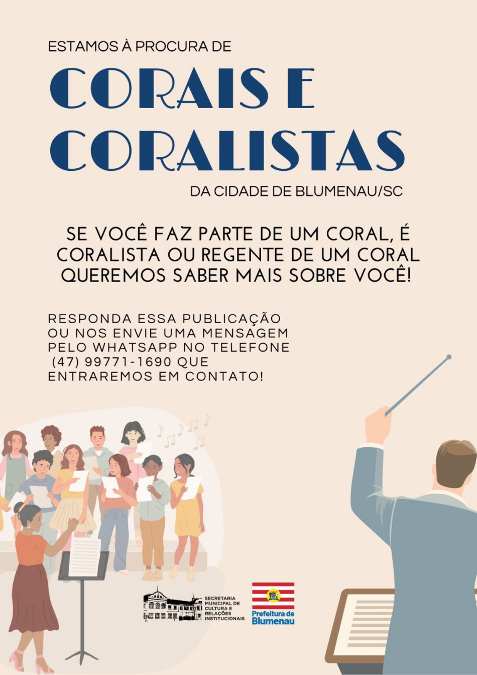 Prefeitura de Blumenau lança censo para mapear os corais blumenauenses
