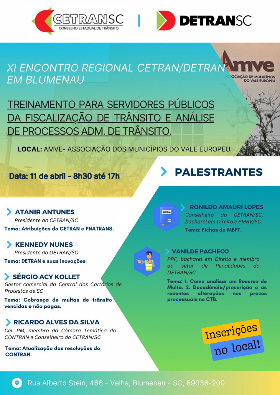 Agentes da Guarda Municipal de Trânsito participam do XI Encontro Regional Cetran /Detran