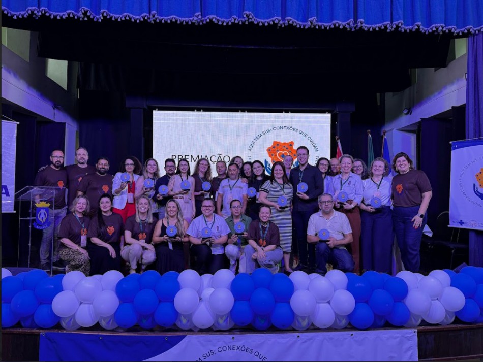 Blumenau tem quatro trabalhos premiados em evento regional de saúde pública