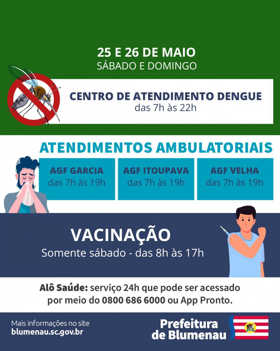 AGFs Garcia, Velha e Itoupava abertos neste fim de semana