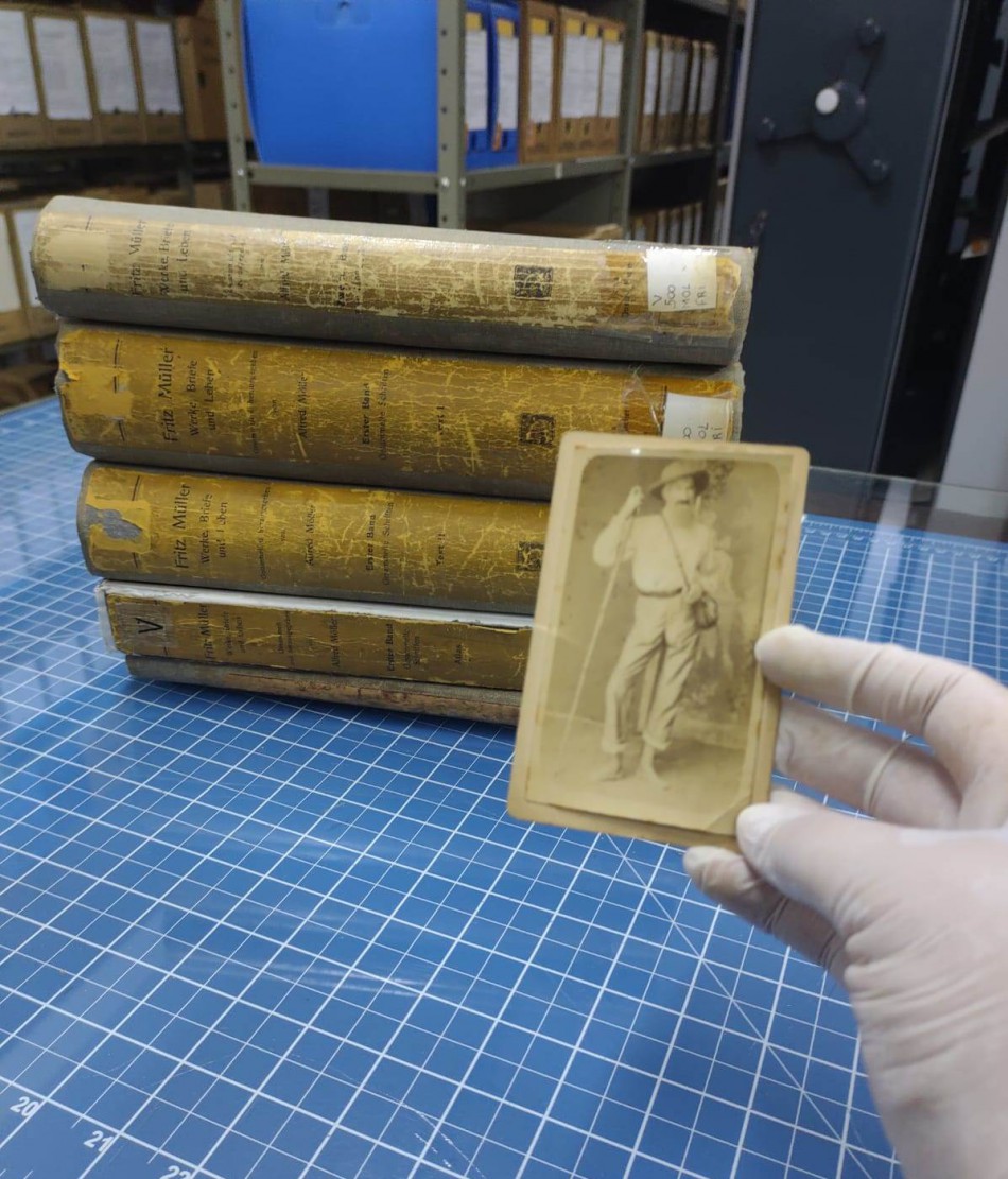 Arquivo Histórico de Blumenau disponibiliza acervo raro sobre Fritz Müller