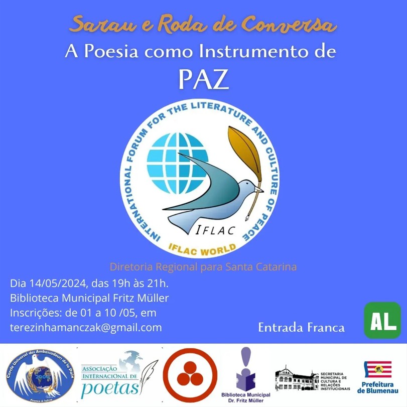Sarau aborda a poesia como instrumento de paz